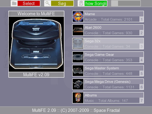 Arcade GUI - Emulators